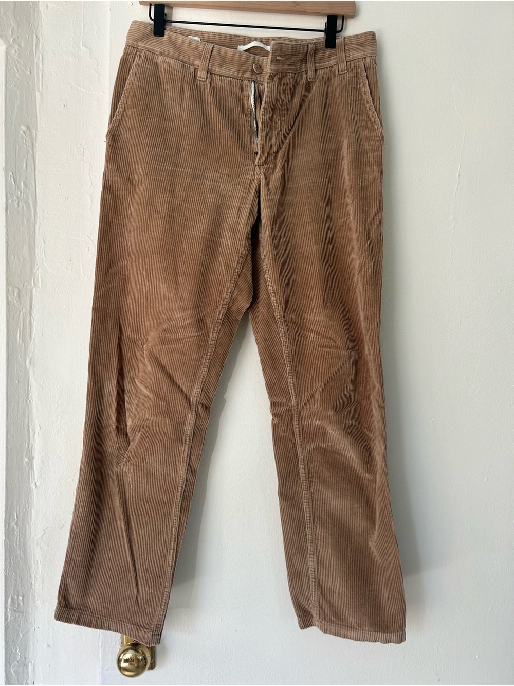 Norse Projects Mens 31x29 Made in Italy Beige Corduroys
